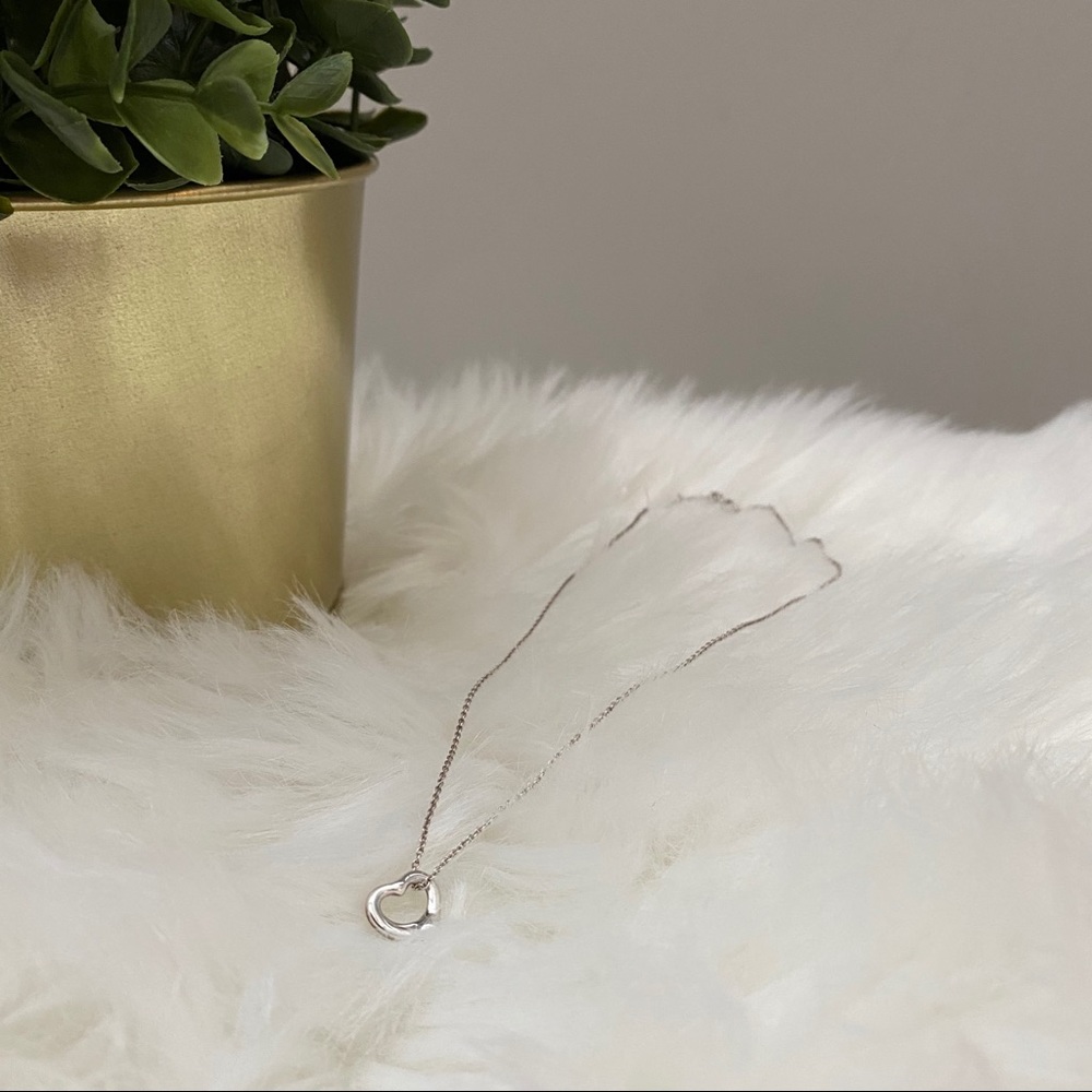 Sterling Silver Tiffany Heart Necklace